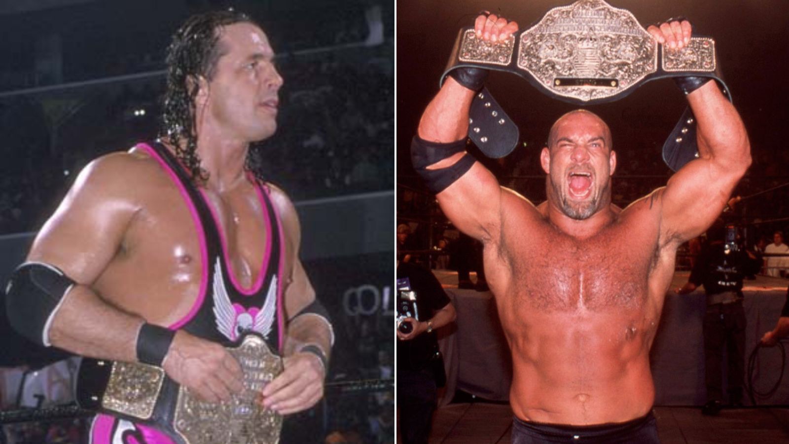 Goldberg and Bret Hart in WCW