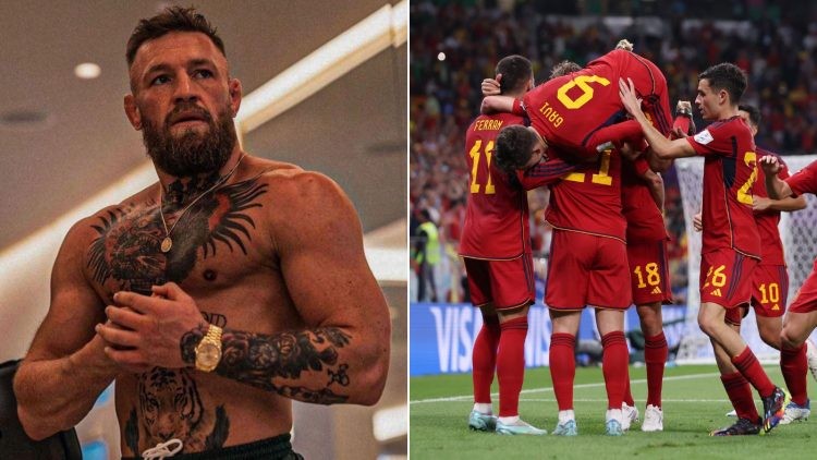 Conor McGregor and Spain National Team