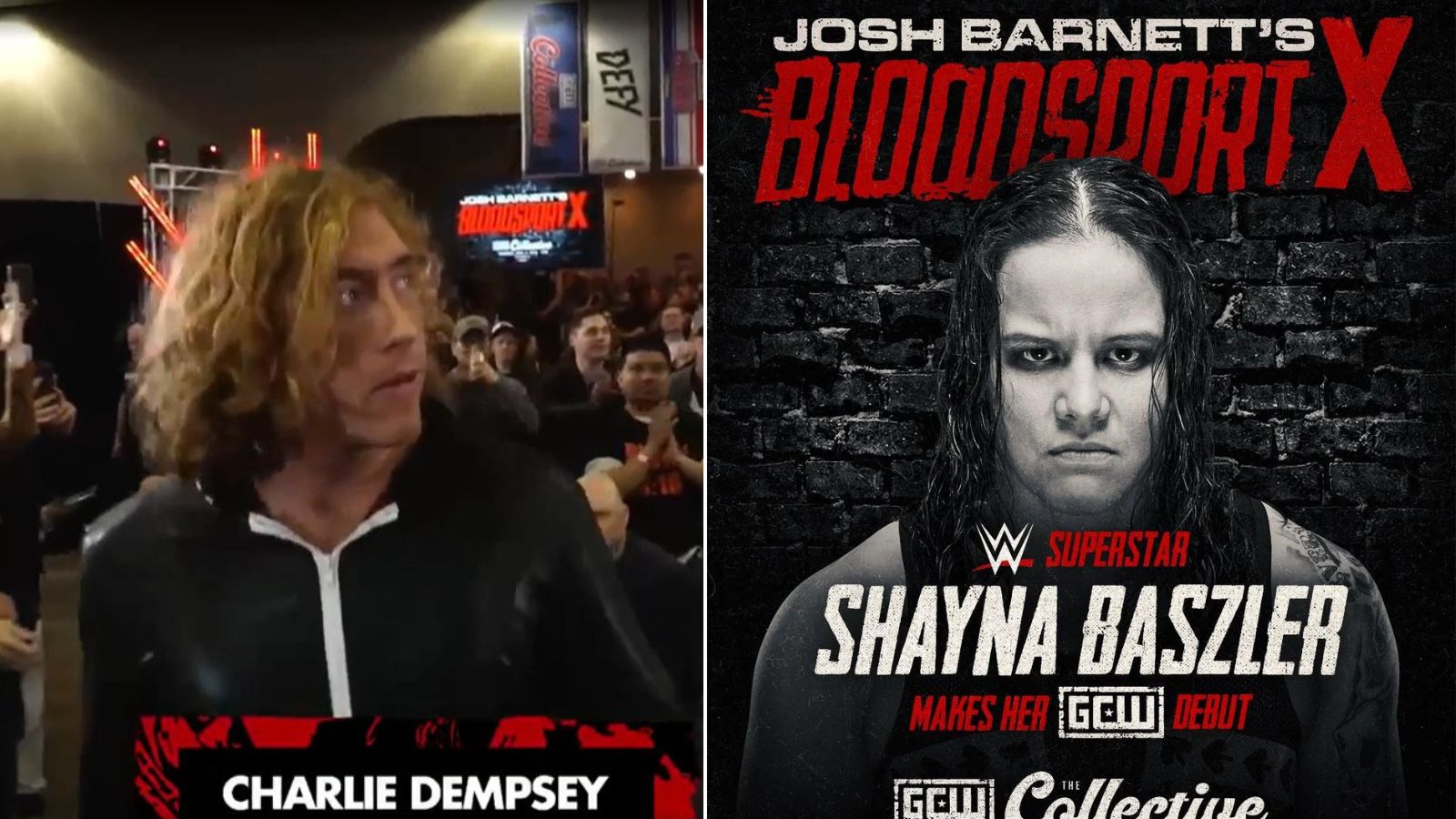 Shayna and Charlie appeared at GCW's Bloodsport X(Credit-X)