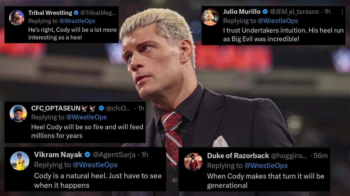 WWE Universe shares its thoughts about The Undertaker's intuition about Cody Rhodes