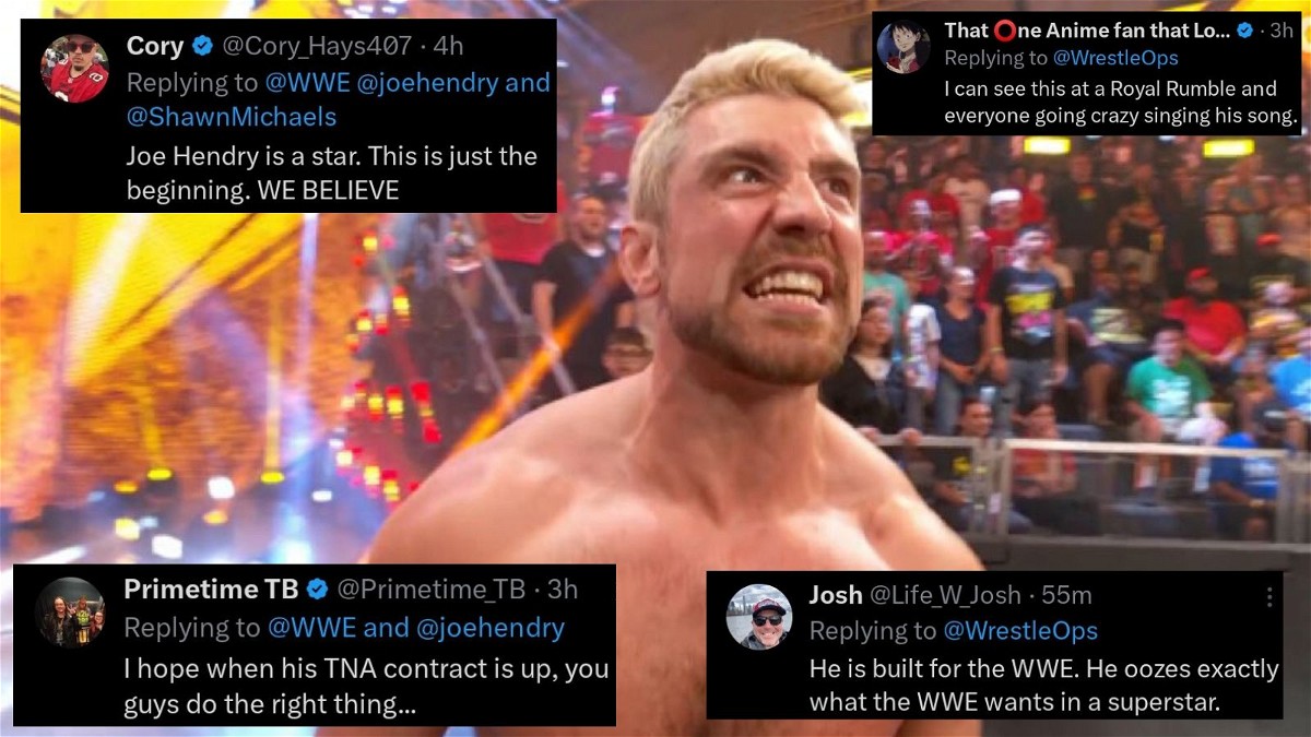 Fan reactions about Joe Hendry's NXT appearance