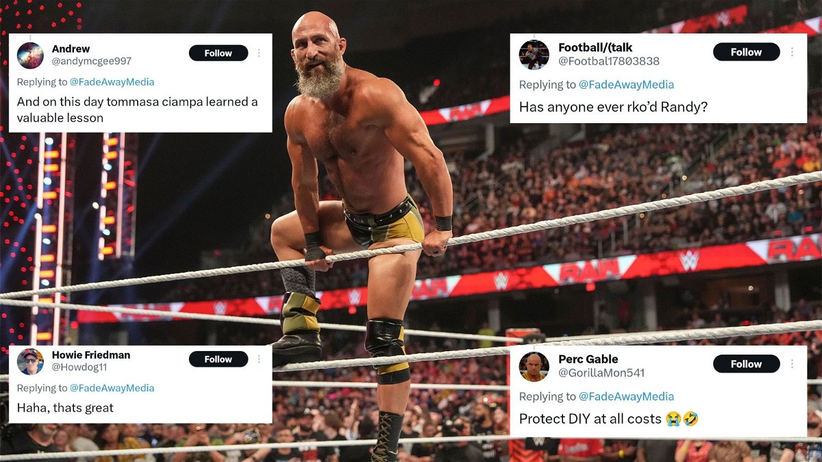 Fans react to Tommaso Ciampa trying to RKO Randy Orton
