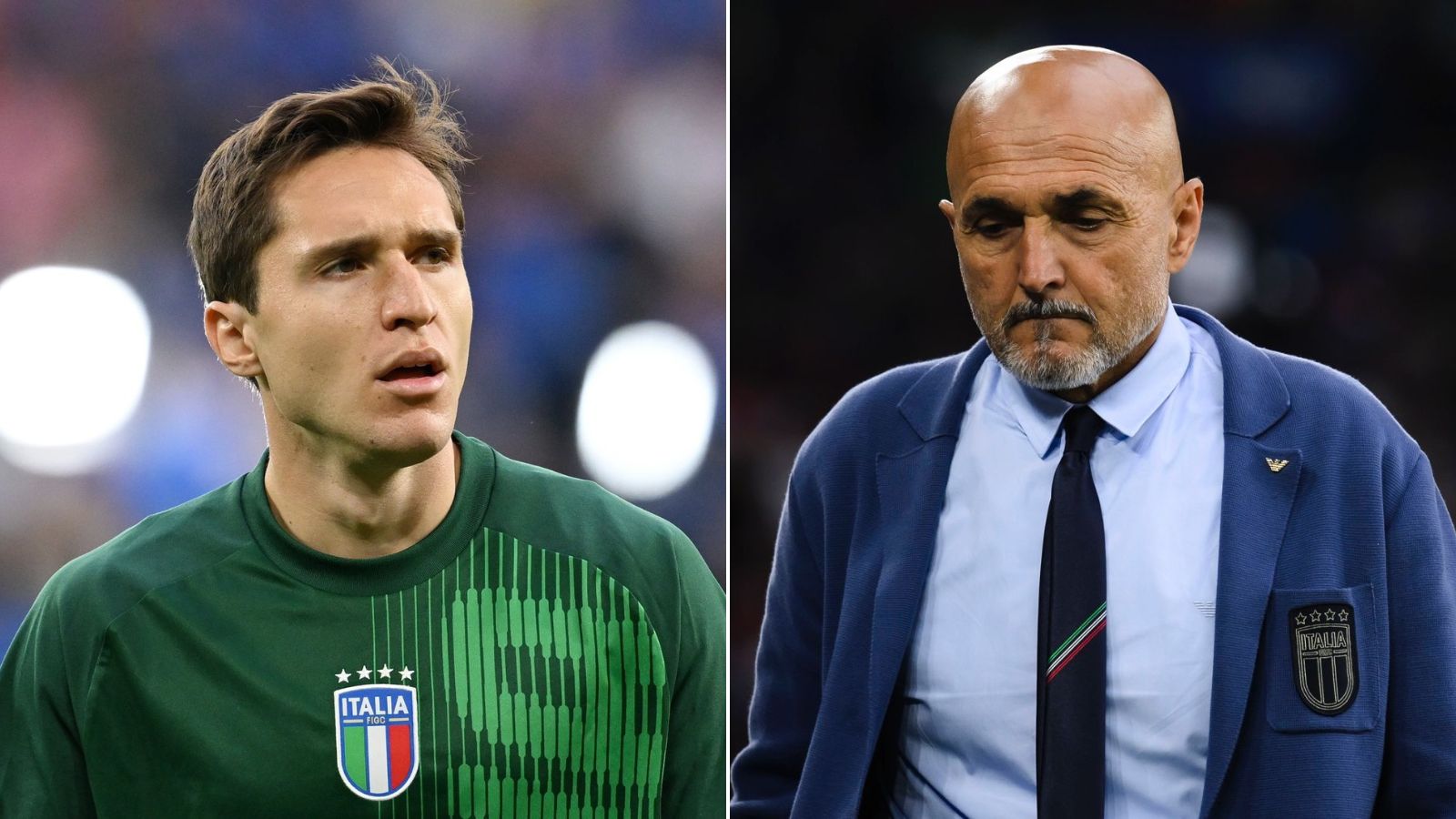 Federico Chiesa and Luciano Spalletti