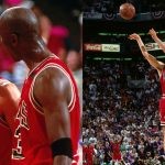 Chicago Bulls' Michael Jordan and John Paxson