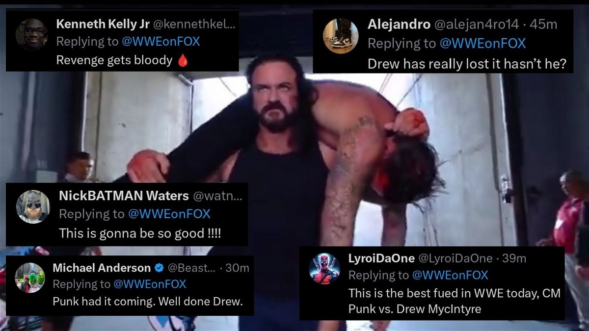 Fans react to Drew McIntyre's attack on CM Punk