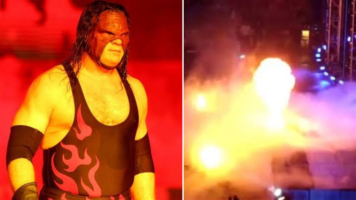 Kane was also involved in a pyro botch