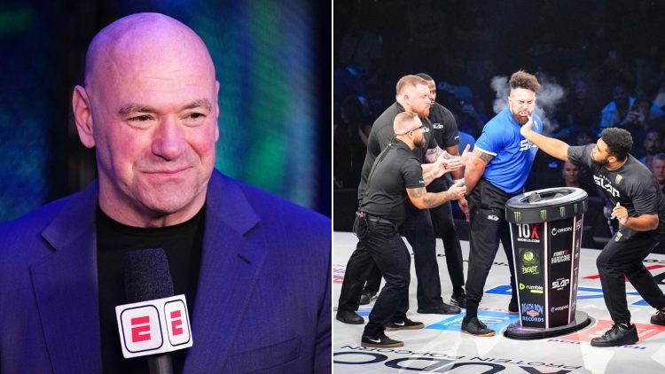 Dana White (Credits - Getty Images and Power Slap)