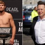 Bryce Mitchell and Elon Musk (Credits - MMA Junkie and Fortune)