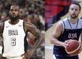 NBA stars LeBron James and Steph Curry