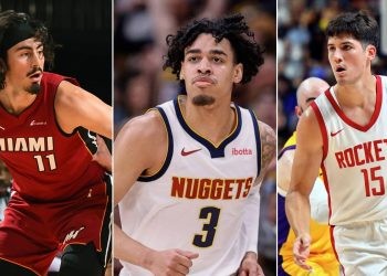 Jaime Jaquez Jr, Julian Strawther, Reed Sheppard (Credits - NBA.com, Sports Illustrated and Houston Chronicle)