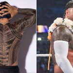 Jey Uso had a specialised back tattoo which he revealed at SummerSlam 2023(Credit-X and WWE)
