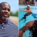 Shaquille O'Neal and Michael Phelps (Credits - Fox Business and YouTube)
