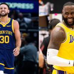NBA stars Steph Curry and LeBron James