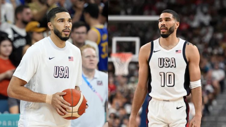 Jayson Tatum with Team USA